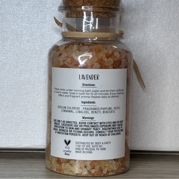 Bath & Body Bundle - Bath Salts, Foot Lotion, Shower Gel, Hand Cream & Rose Oil - Picture 3 of 7